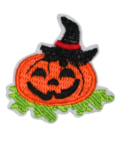 Halloween Witch Hat Pumpkin Patch (Small/Embroidery)