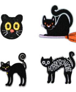 Black Cat Patch (Small/Embroidery)