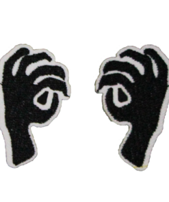 Halloween Creepy Hand Patch (Small/Embroidery)