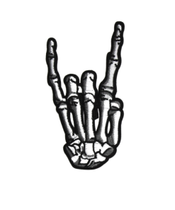 Skeleton Rock Hand Patch (Small/Embroidery)