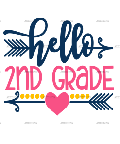 Hello 2nd Grade DTF Transfer