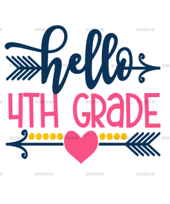 Hello 4th Grade DTF Transfer
