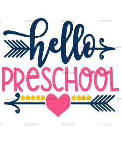 Hello Preschool DTF Transfer
