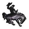 Horse Rider Patch (Large/Sequin)