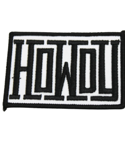Howdy Bold Patch (Small/Embroidery)