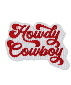 Howdy Cowboy Patch (Small/Embroidery)