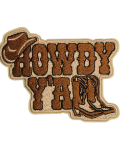 Howdy Y'All Patch (Small/Embroidery)