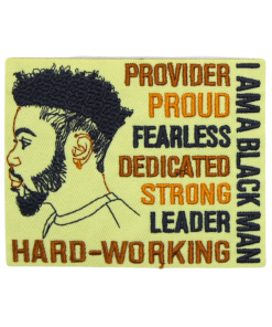 I Am A Black Man Patch (Small/Embroidery)