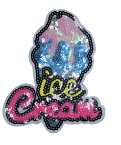 Ice Cream Patch (Small/Sequin)