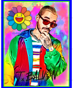 J Balvin Dtf Transfer