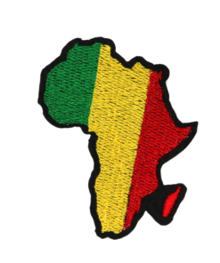 Rasta Africa Map Patch (Small/Embroidery)