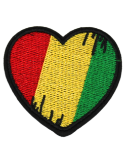 Love Africa Heart Patch (Small/Embroidery)