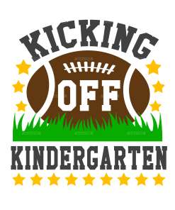 Kicking Off Kindergarten DTF Transfer