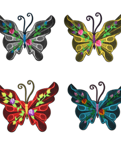 Butterflies Patch(Large/Embroidery)