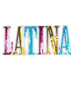 Latina Patch (Large/Sequin)
