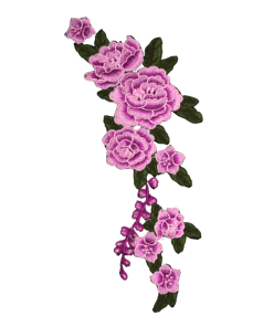 Bunch of Lavender Flowers Sleeve Design Patch(Large/Embroidery)