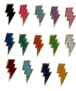 Lightning Bolt Patch (Small/Chenille)