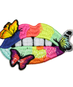 Butterfly Lips Patch (Small/Embroidery)