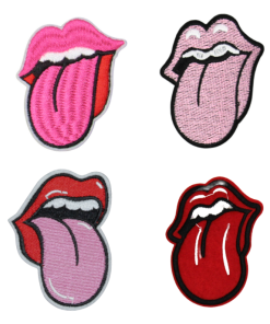 Lips And Tongue Patch (Small/Embroidery)