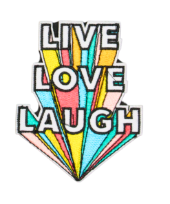 Live Love Laugh Patch (Small/Embroidery)