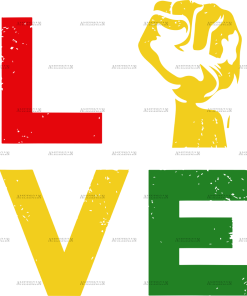 Black Love DTF Transfer