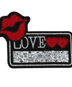 Love Crystal Lips Patch (Small/Embroidery)