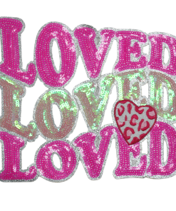 Loved Loved Loved Patch (Large/Sequin)
