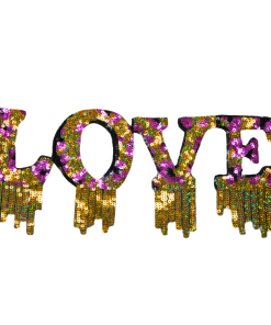 Dripping  Love Patch (Large/Sequin)