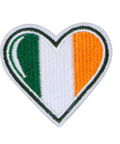 Irish Heart Flag Patch (Small/Embroidery)