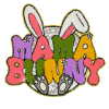 Mama Bunny Patch (Large/Chenille)