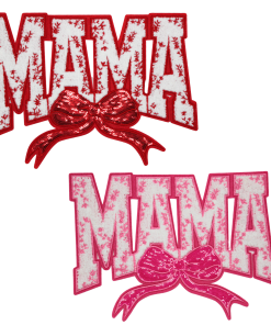 Mama Bow Patch (Large/Chenille)