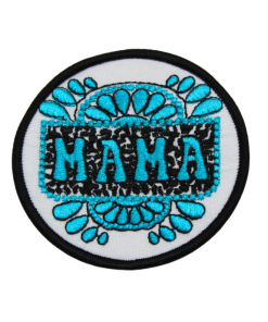 Mama Turquoise Patch (Small/Embroidery)