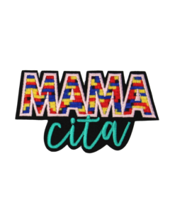 Mama Cita Solid Black Patch (Small/Embroidery)