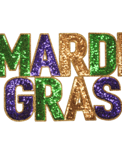 Mardi Gras Patch (Large/Sequin)