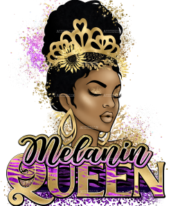 Melanin Queen DTF Transfer
