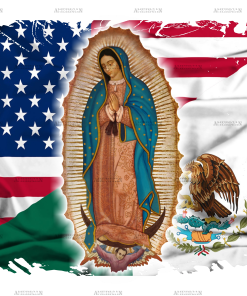Mexican American Virgen Dtf Transfer