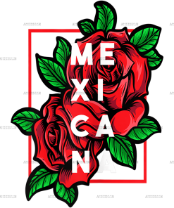 Mexicana Rose Dtf Transfer