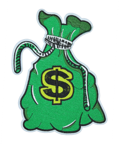 Money Bag Patch (Large/Embroidery)