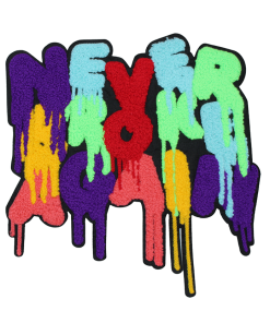 Never Broke Again Multicolor Patch (Large/Chenille)