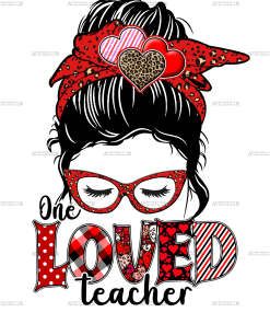 One Loved Teacher DTF Transfer