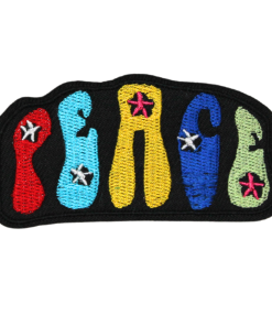 Peace Black Patch (Small/Embroidery)