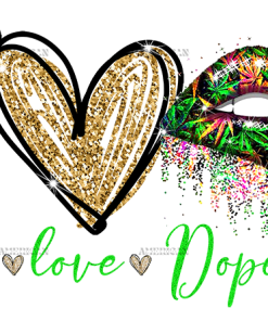 Peace love dope soul DTF Transfer