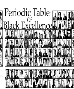 Periodic Table Of Black Excellence DTF Transfer