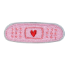 Pink Band-Aid With Heart Patch (Small/Embroidery)