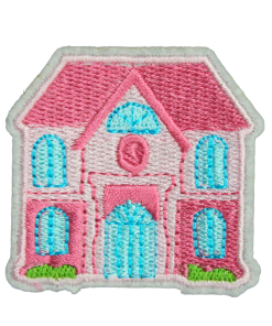 Pink House Patch (Small/Embroidery)
