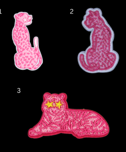 Pink Panther Patch (Small/Embroidery)