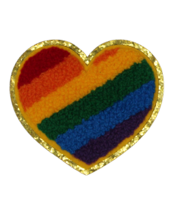 Pride Heart Patch (Small/Chenille)