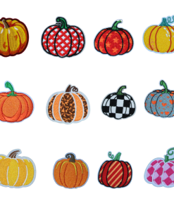 Fall Pumpkin Patch (Small/Embroidery)
