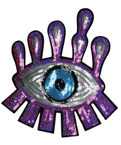 Purple Eye Patch (Large/Sequin)