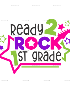 Ready 2 Rock 1st Grade DTF Transfer